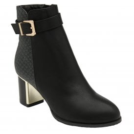 Black ankle boots